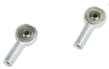3499.40 Kugelgelenk 4,8mm M4 Außengewinde ALU 2St.